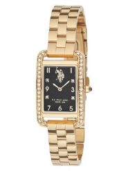 U.S. Polo Assn. Zegarek kwarcowy w kolorze złoto-czarnym rozmiar: onesize. Czarne, analogowe zegarki U.S. Polo Assn., metalowe. Za 260.99 zł.