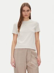 Calvin Klein Jeans T-Shirt J20J225243 Beżowy Regular Fit. Brązowe t-shirty Calvin Klein Jeans, xs, bez wzorów, z bawełny, bez kołnierzyka, bez ramiączek. Za 109.99 zł.
