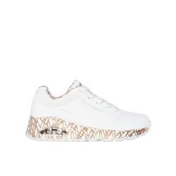 Buty sportowe damskie Skechers Uno - Loving Love. Białe obuwie sportowe Skechers, bez zapięcia, trekkingowe, Skechers Sport. Za 328.59 zł.