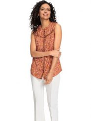 WITT WEIDEN Bluzka w kolorze pomarańczowym rozmiar: 38. Pomarańczowe bluzki WITT WEIDEN, bez wzorów, z wiskozy, bez kołnierzyka, bez ramiączek. Za 30.99 zł.