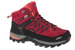 Buty trekkingowe damskie CMP Rigel Mid Wmn WP. Czarne trekkingi CMP, z materiału, outdoorowe. Za 676.00 zł.