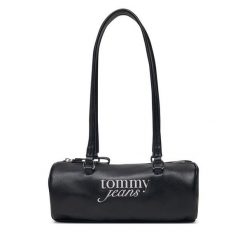 Torebka Tommy Jeans. Czarne torebki klasyczne Tommy Jeans, bez wzorów, z jeansu, bez dodatków. Za 409.99 zł.