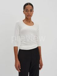 Someday Koszulka w kolorze białym rozmiar: 36. Białe bluzki someday., bez wzorów, z bawełny, bez kołnierzyka, bez ramiączek. Za 91.56 zł.