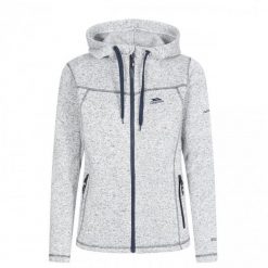 Bluza Polarowa Damska Odelia. Niebieskie bluzy sportowe Trespass, na jesień, l, bez wzorów, z dzianiny, z kapturem. Za 168.99 zł.