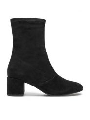 HÖGL Botki Delicate 8-134142 Czarny. Czarne botki Högl, bez wzorów, ze skóry, bez obcasa, na słupku, bez zapięcia. Za 949.99 zł.
