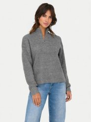 ONLY Sweter Tokyo 15317865 Szary Standard Fit. Szare swetry Only, m, bez wzorów, z syntetyku, bez ramiączek. Za 149.99 zł.
