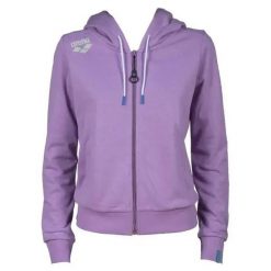 Damska bluza z kapturem full zip Arena. Fioletowe bluzy Arena, l, bez wzorów, z materiału, z kapturem. Za 295.50 zł.