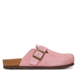 Klapki DeeZee. Czerwone klapki DeeZee, bez wzorów, bez obcasa. Za 169.99 zł.
