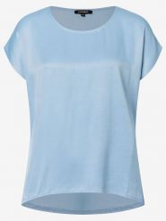 More & More Koszulka w kolorze błękitnym rozmiar: 34. Niebieskie bluzki More & More, bez wzorów, bez kołnierzyka, bez ramiączek. Za 52.42 zł.