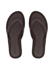 Tory Burch Japonki 162307 Brązowy. Brązowe klapki Tory Burch, bez wzorów, z syntetyku, bez obcasa. Za 484.99 zł.