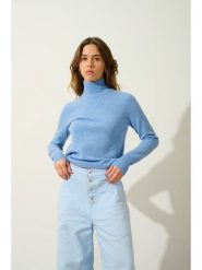 AUTHENTIC CASHMERE Kaszmirowy sweter "Eileen" w kolorze błękitnym rozmiar: XL. Niebieskie swetry AUTHENTIC CASHMERE, xl, bez wzorów, z kaszmiru, bez ramiączek. Za 347.99 zł.