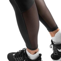Damskie legginsy do biegania Fitness Siroko Fighter. Czarne legginsy SIROKO, l, bez wzorów, z materiału. Za 126.00 zł.