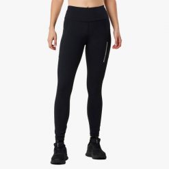 Długie legginsy treningowe damskie Swedemount Core Pocket Tights szybkoschnące. Czarne bielizna sportowa SWEDEMOUNT, bez wzorów, z tkaniny, długie. Za 125.00 zł.
