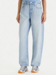 Calvin Klein Jeans Jeansy LV047F684G Niebieski Barrel Fit. Niebieskie jeansy Calvin Klein Jeans, bez wzorów. Za 409.99 zł.