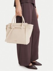 Lasocki Torebka CEO-LSK-X-003-09 Beżowy. Brązowe torebki klasyczne Lasocki, bez wzorów, z materiału, bez dodatków. Za 219.99 zł.