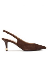 Furla Szpilki Aria Slingback YL591FA C10000 CN 2460S Brązowy. Brązowe szpilki Furla, bez wzorów, ze skóry, bez obcasa, na szpilce, bez zapięcia. Za 879.99 zł.