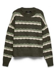 Vero Moda Sweter w kolorze zielono-oliwkowym rozmiar: L. Brązowe swetry Vero Moda, l, bez wzorów, bez ramiączek. Za 149.95 zł.