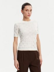 Guess Sweter W5GR20 Z3D60 Écru Regular Fit. Swetry Guess, l, z aplikacjami, z wiskozy, bez ramiączek. Za 247.00 zł.