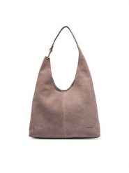 Calvin Klein Torebka Slouchy Suedelarge Shoulder Bag LV04F3690G Brązowy. Brązowe torebki klasyczne Calvin Klein, bez wzorów, ze skóry, bez dodatków. Za 1,099.00 zł.