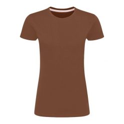 Idealna Koszulka Damska. Brązowe bluzki SG, xs, bez wzorów, sportowe, bez kołnierzyka, bez ramiączek. Za 34.99 zł.