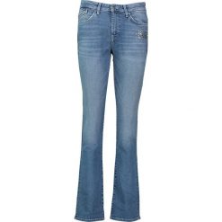 Dżinsy "Kendra" - Straight fit - w kolorze niebieskim. Niebieskie jeansy Denim Special, l, z aplikacjami. W wyprzedaży za 169.95 zł.