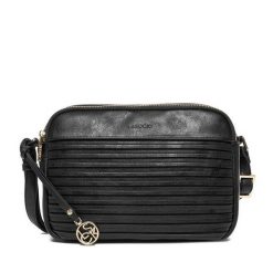 Torebka Lasocki. Czarne listonoszki Lasocki, bez wzorów, bez dodatków. Za 179.99 zł.