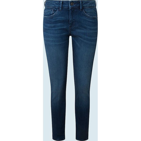 Pepe Jeans Dżinsy "Pixie" - Skinny fit - w kolorze granatowym rozmiar: W27/L32. Niebieskie jeansy Pepe Jeans, l, z aplikacjami. Za 188.40 zł.