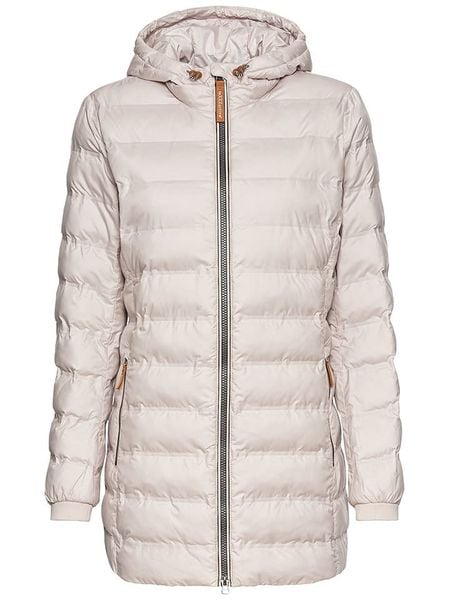 Camel Active Płaszcz pikowany w kolorze kremowym rozmiar: 42. Brązowe płaszcze Camel Active, bez wzorów, bez kaptura. Za 502.76 zł.