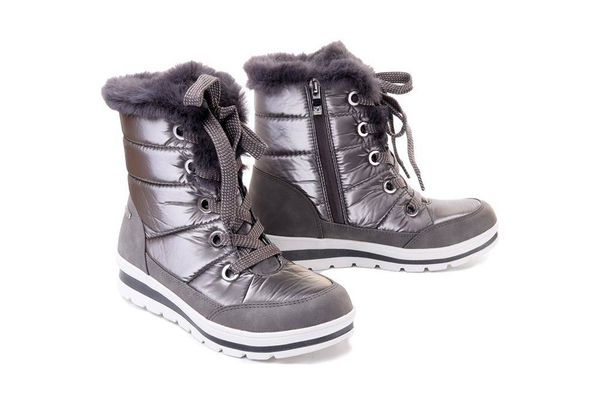 CAPRICE 26226-29 taupe comb, śniegowce damskie. Szare trapery i śniegowce Caprice. Za 279.93 zł.