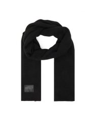 Guess Szalik AW5437 POL03 Czarny. Czarne rękawiczki Guess, z aplikacjami, z materiału. Za 329.99 zł.