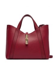 Furla Torebka Goccia Shopper Bag S WB01789 BX3353 KH CGQ00 Czerwony. Czerwone torebki klasyczne Furla, bez wzorów, ze skóry, bez dodatków. Za 1,369.00 zł.