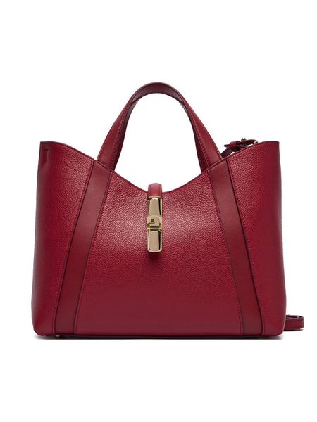 Furla Torebka Goccia Shopper Bag S WB01789 BX3353 KH CGQ00 Czerwony. Czerwone shopper Furla, bez wzorów, ze skóry, bez dodatków. Za 1,369.00 zł.