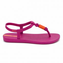 Sandały japonki Ipanema 26674 CLASS FEVER. Czerwone sandały Ipanema, bez wzorów, z materiału, eleganckie, bez obcasa, bez zapięcia. Za 69.00 zł.