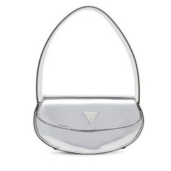 Torebka Guess. Szare torebki klasyczne Guess, z aplikacjami, bez dodatków. Za 299.99 zł.