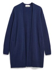 Armedangels Wełniany kardigan "Kassandraa" w kolorze niebieskim rozmiar: L. Niebieskie kardigany ARMEDANGELS, l, bez wzorów, z wełny. Za 309.65 zł.