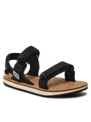 Jack Wolfskin Sandały Ecostride 2 Sandal W 4051771 Czarny. Czarne sandały Jack Wolfskin, bez wzorów, z materiału, bez obcasa, na płaskiej podeszwie, bez zapięcia. Za 249.99 zł.