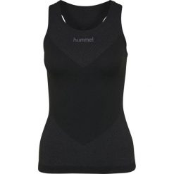 Damski tank top Hummel First Seamless. Czarne topy Hummel, l, bez wzorów, bez kołnierzyka, bez ramiączek. Za 70.00 zł.