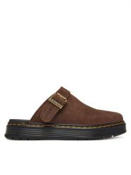 Dr. Martens Klapki Brookline DM40666202 Brązowy. Brązowe klapki Dr. Martens, bez wzorów, ze skóry, bez obcasa. Za 649.99 zł.