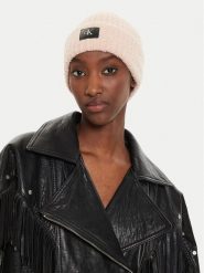 Calvin Klein Czapka Hardware K60K612652 Różowy. Czerwone czapki Calvin Klein, bez wzorów, z materiału. Za 229.99 zł.