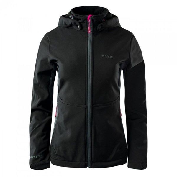 Kurtka damska Softshell Brugi 2NAX - czarna, Rozmiar XL. Czarne kurtki sportowe Brugi, s, bez wzorów, z dzianiny, bez kaptura. Za 109.99 zł.