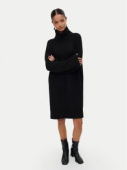 Vero Moda Sukienka dzianinowa Aquarius 10331900 Czarny Regular Fit. Czarne sukienki Vero Moda, xl, bez wzorów, z dzianiny, bez kołnierzyka, bez ramiączek. Za 229.99 zł.