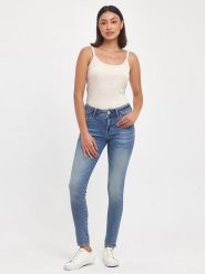 LTB Dżinsy "Maxime" - Slim fit - w kolorze niebieskim rozmiar: W26/L32. Niebieskie jeansy LTB, l, z aplikacjami. Za 74.81 zł.