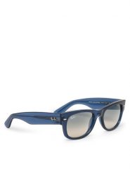 Ray-Ban Okulary przeciwsłoneczne Mega Wayfarer II 0RB0832S 684532 Granatowy. Niebieskie okulary przeciwsłoneczne Ray-Ban, bez wzorów. Za 599.99 zł.