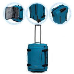 Walizka podróżna KADVA Lazio. Niebieskie walizki KADVA, bez wzorów. Za 249.99 zł.