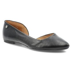 Baleriny damskie Maciejka płaskie i ze skóry licowej czarne 02445-20/00-5. Czarne baleriny Maciejka, bez wzorów, ze skóry, bez obcasa, na płaskiej podeszwie. Za 179.00 zł.