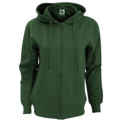 Damska Gładka Sportowa Bluza Z Kapturem Zamek. Zielone bluzy SG, xs, bez wzorów, z kapturem. Za 155.99 zł.