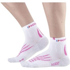 Skarpetki Monnet X-Light. Białe skarpety MONNET, bez wzorów. Za 128.00 zł.