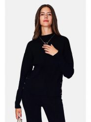 William de Faye Sweter w kolorze czarnym rozmiar: 34. Czerwone swetry William de Faye, bez wzorów, z kaszmiru, bez ramiączek. Za 130.99 zł.