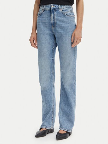 BOSS Jeansy C_Ada 50558686 Niebieski Regular Fit. Niebieskie jeansy Boss, bez wzorów. Za 363.99 zł.