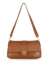 Mia Tomazzi Skórzana torebka "Bertinoro" w kolorze jasnobrązowym - 29 x 16 x 10 cm rozmiar: onesize. Brązowe torby na ramię Mia Tomazzi, bez wzorów, z materiału, na ramię, bez dodatków. Za 260.99 zł.